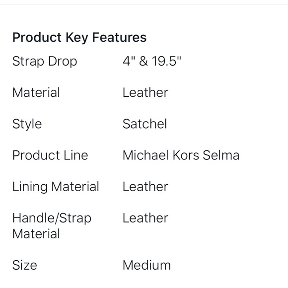 MICHAEL KORS Selma MD TZ Satchel- Cinder - Picture 14 of 15